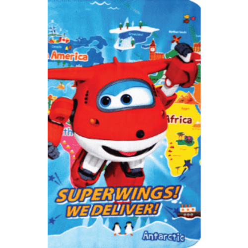 Κουβέρτα φλις Super Wings 100X140cm