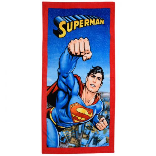 Πετσέτα θαλλάσης Superman 100% βαμβάκι